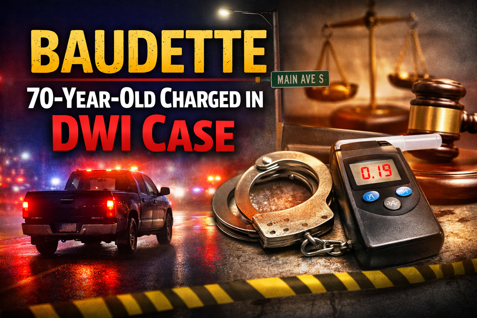 Baudette: 70-Year-Old Charged in DWI Truck Case