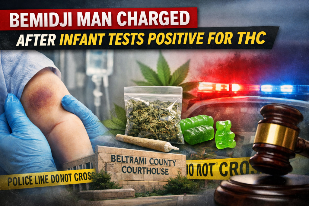 Bemidji Man Charged After Infant Tests Positive for THC