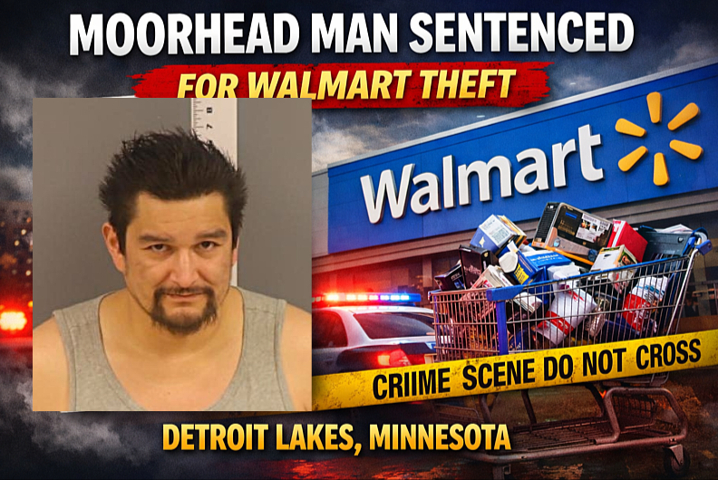 Detroit Lakes: Moorhead Man Sentenced for Walmart Theft