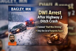 Bagley: Man Charged After Hwy 2 Ditch Crash