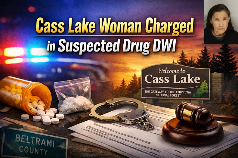 Cass Lake: Woman Charged in Suspected Drug DWI