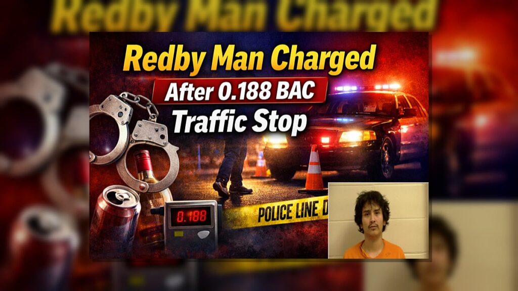 Redby Man Charged After 0.188 BAC Stop