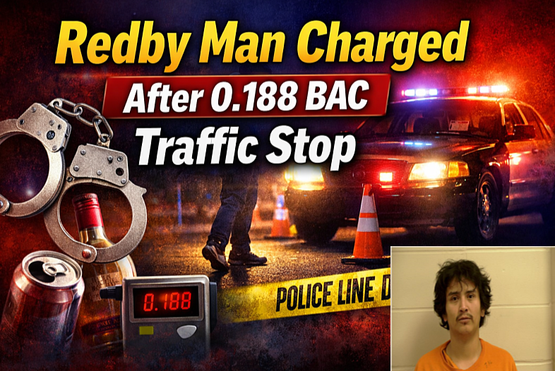 Redby Man Charged After 0.188 BAC Stop