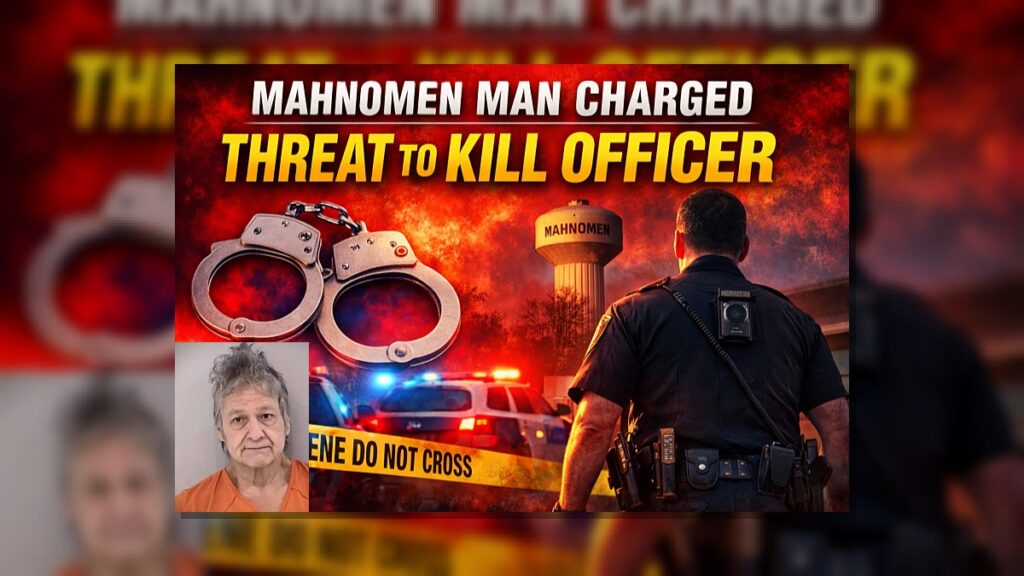 Mahnomen: Man Charged After Threat to Kill Officer