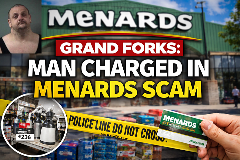 Grand Forks: Man Charged In Menards Return Scam