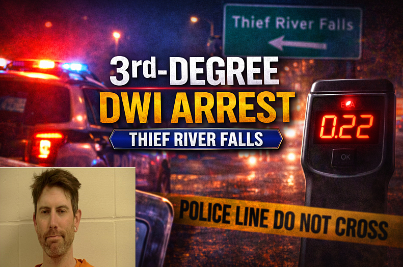 Thief River Falls: Cohasset Man Charged With 0.22 DWI