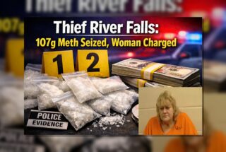 Thief River Falls: 107g Meth Seized, Woman Charged