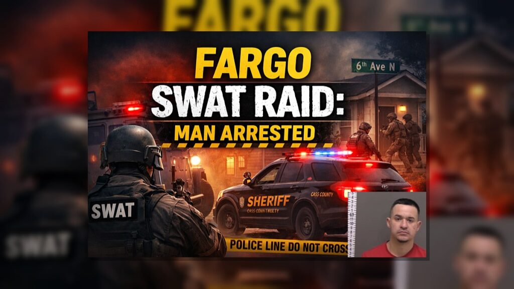Fargo: SWAT Search Warrant, Man Arrested