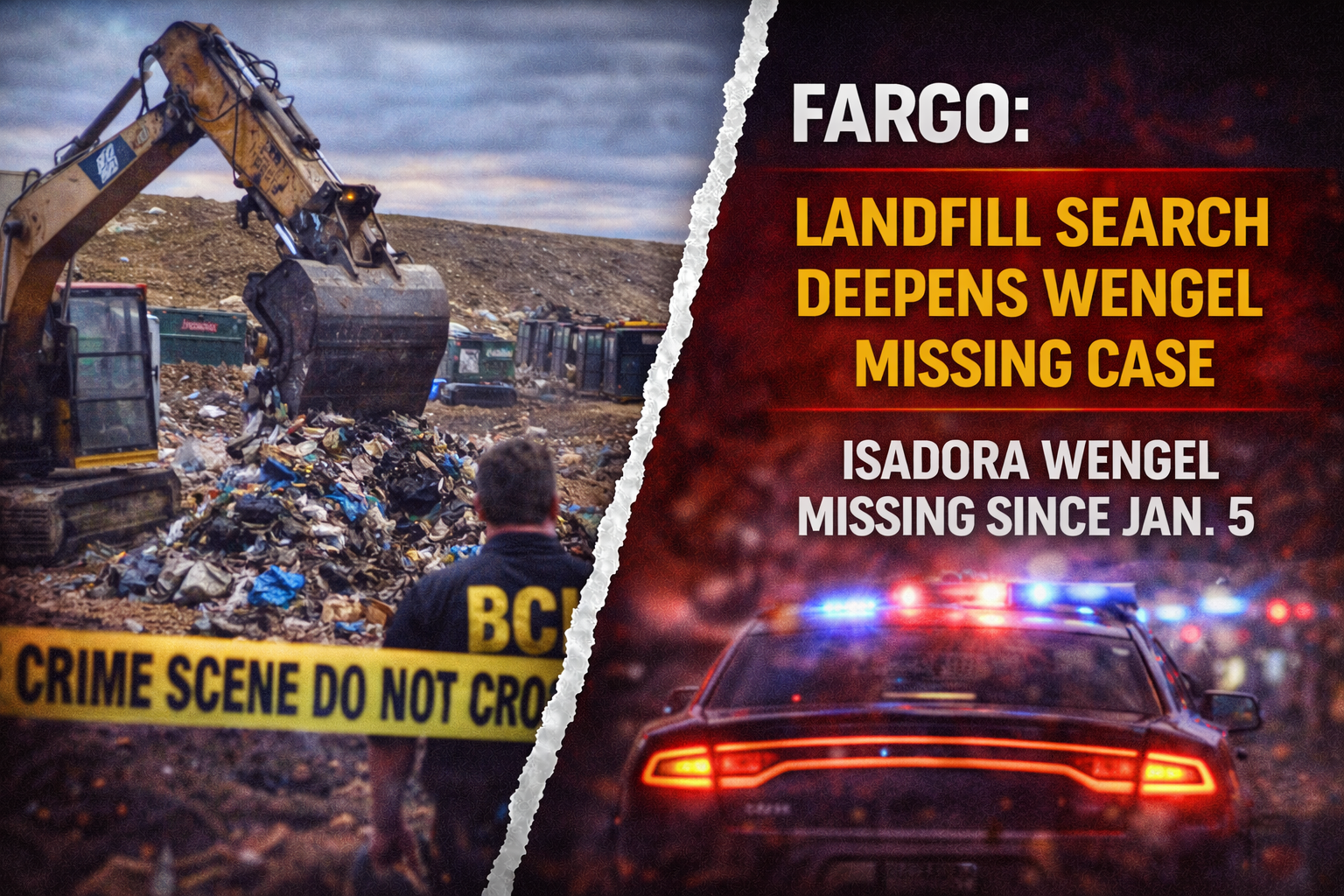 Fargo: Landfill Search Deepens Wengel Missing Case