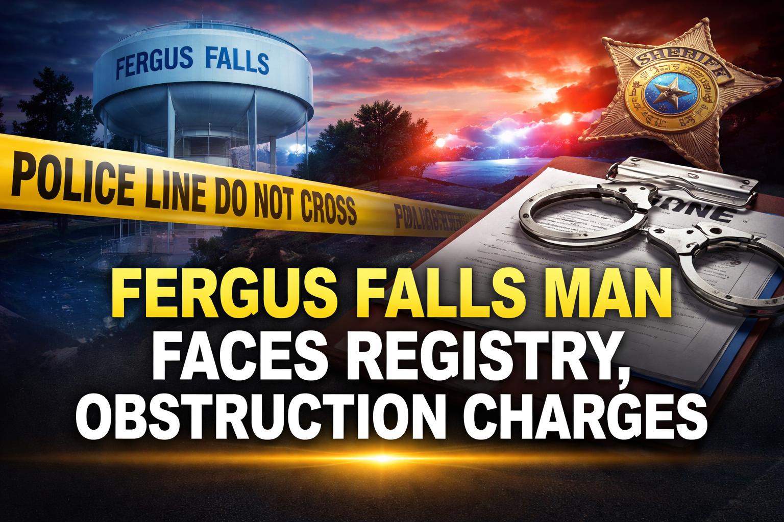 Fergus Falls Man Faces Registry, Obstruction Charges