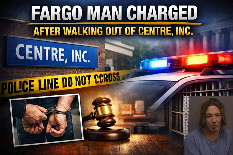 Fargo: Centre Walkout Leads to Felony Escape Charge