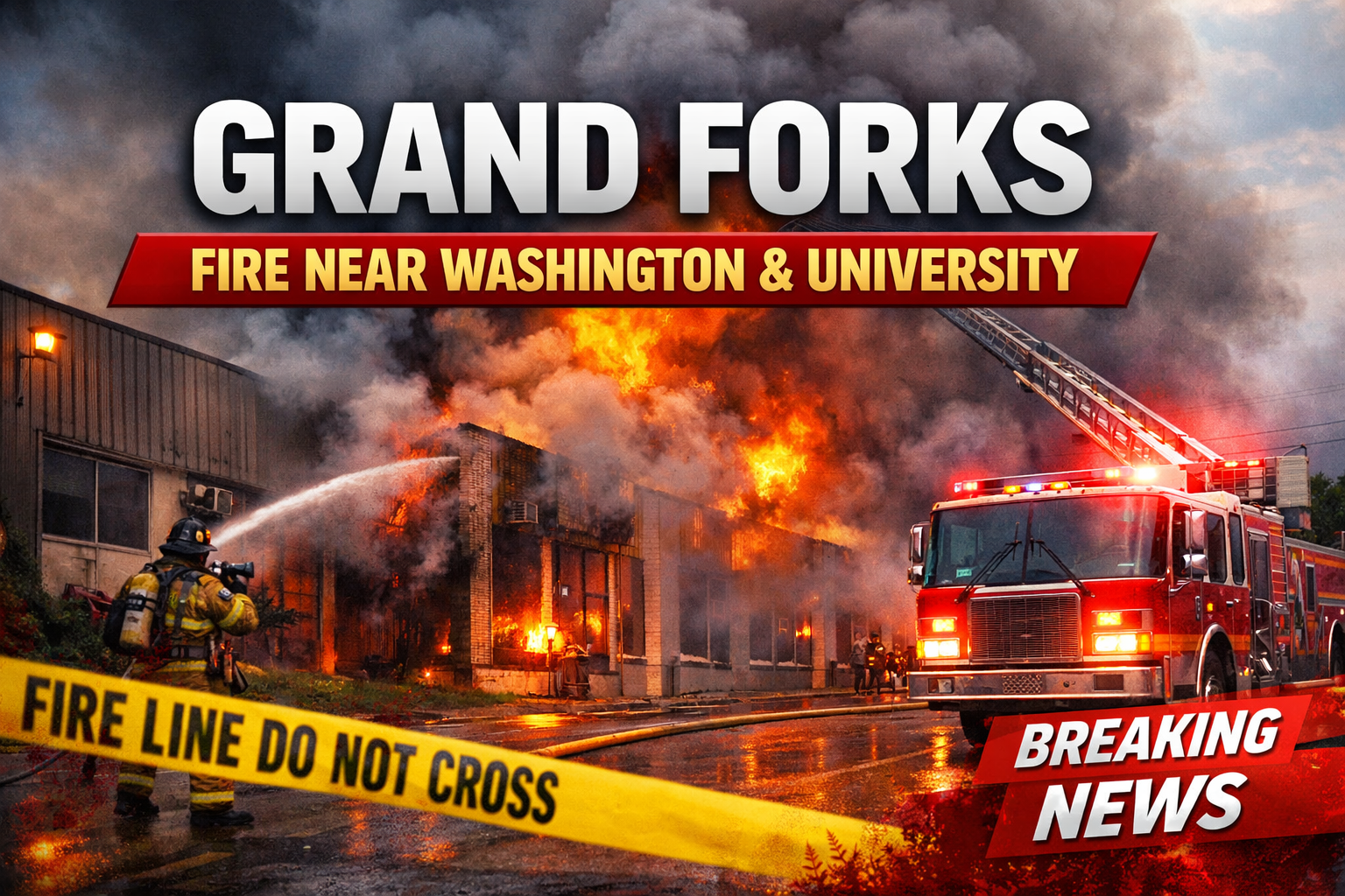 Grand Forks: Fire Call Near Washington & University