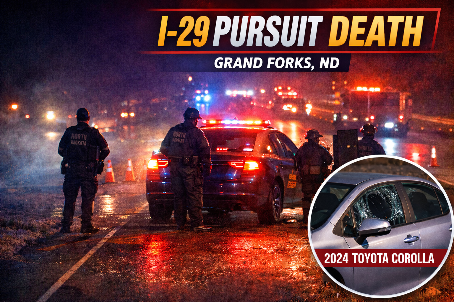 Grand Forks: NDHP IDs Pursuit Death