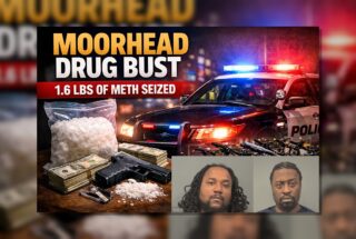 Moorhead: 2 Arrested After 1.6 Pounds Meth Seized
