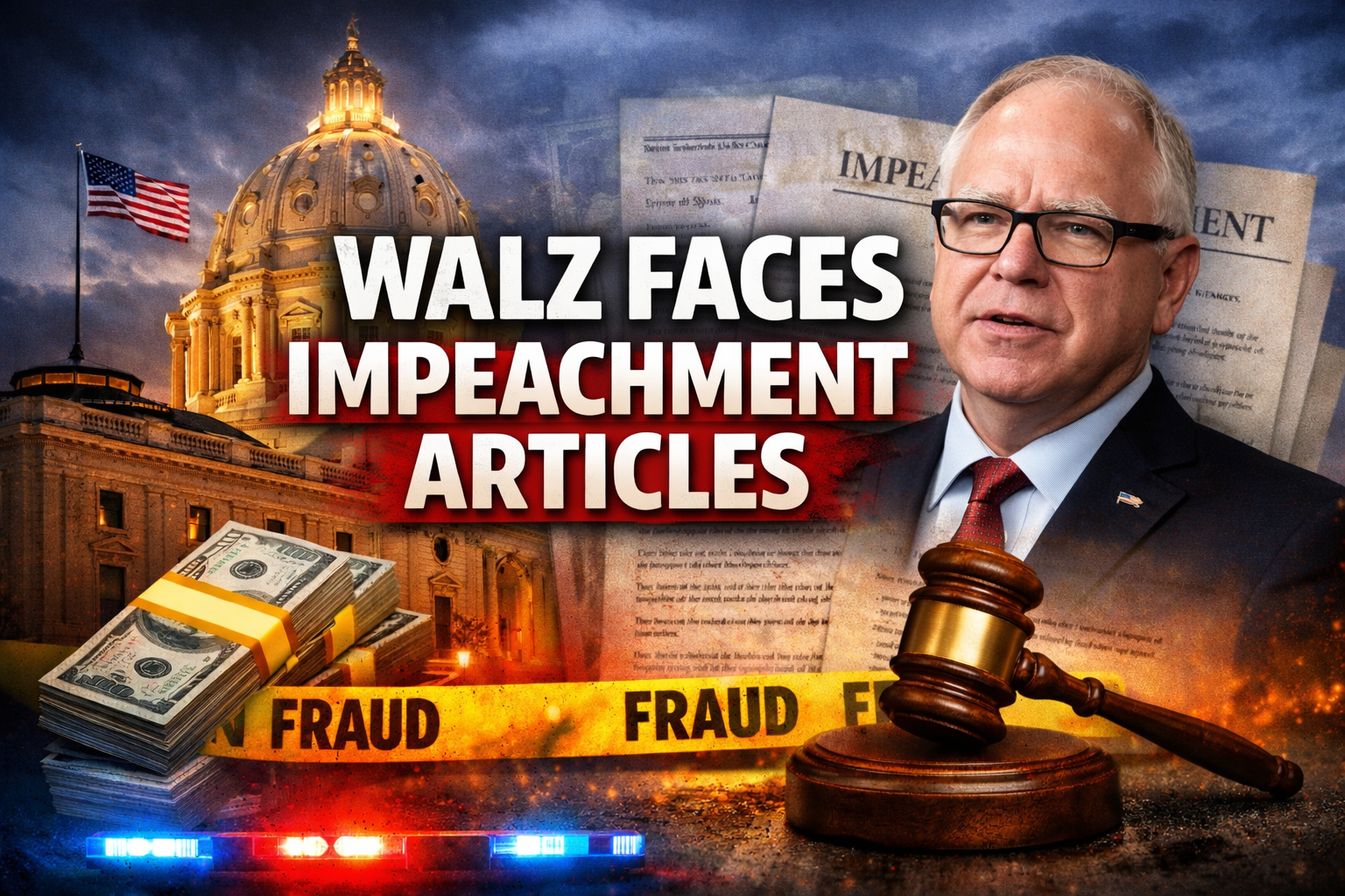 Impeachment articles against Minnesota Governor Tim Walz