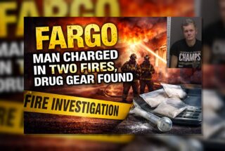 Fargo: Man Charged in Two Fires, Drug Gear Found