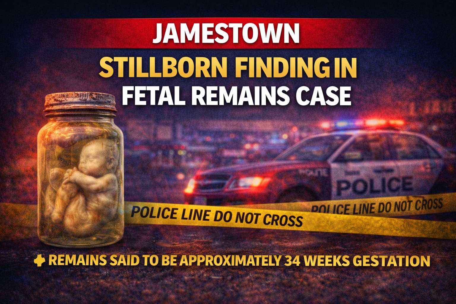 Jamestown: Stillborn Finding in Fetal Remains Case