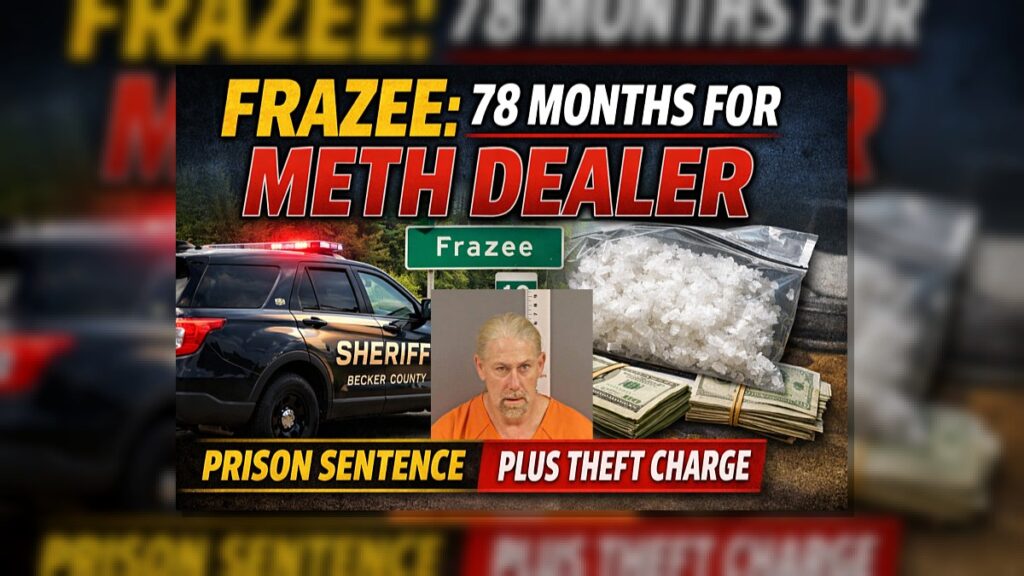 Frazee: Man Gets 78 Months in Meth Case
