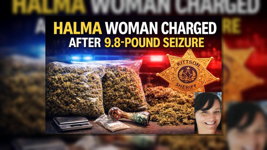 Halma Woman Charged After 9.8-Pound Seizure