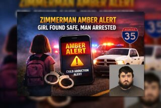 Zimmerman AMBER Alert: Girl Found Safe, Man Arrested