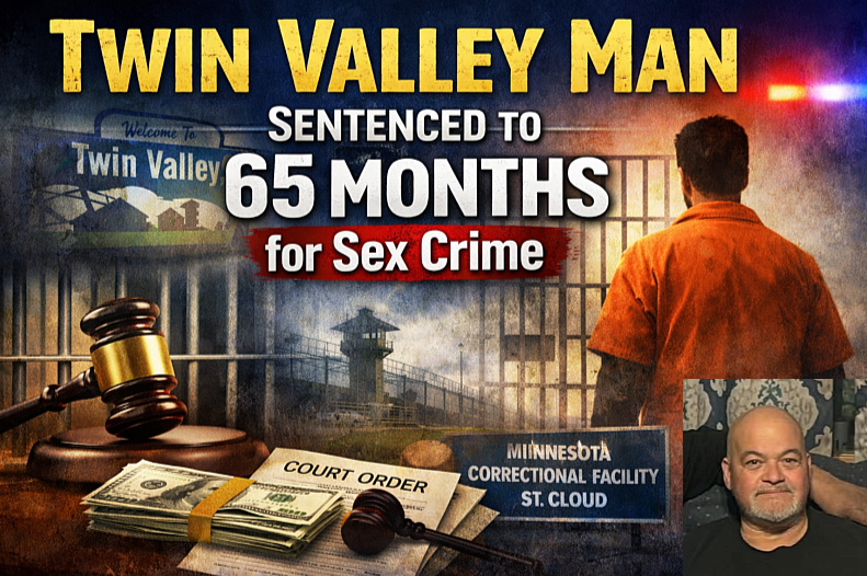 Twin Valley: 65 Months in Prison for Sex Crime