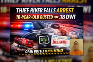 Thief River Falls: 18-year-old charged in .18 DWI