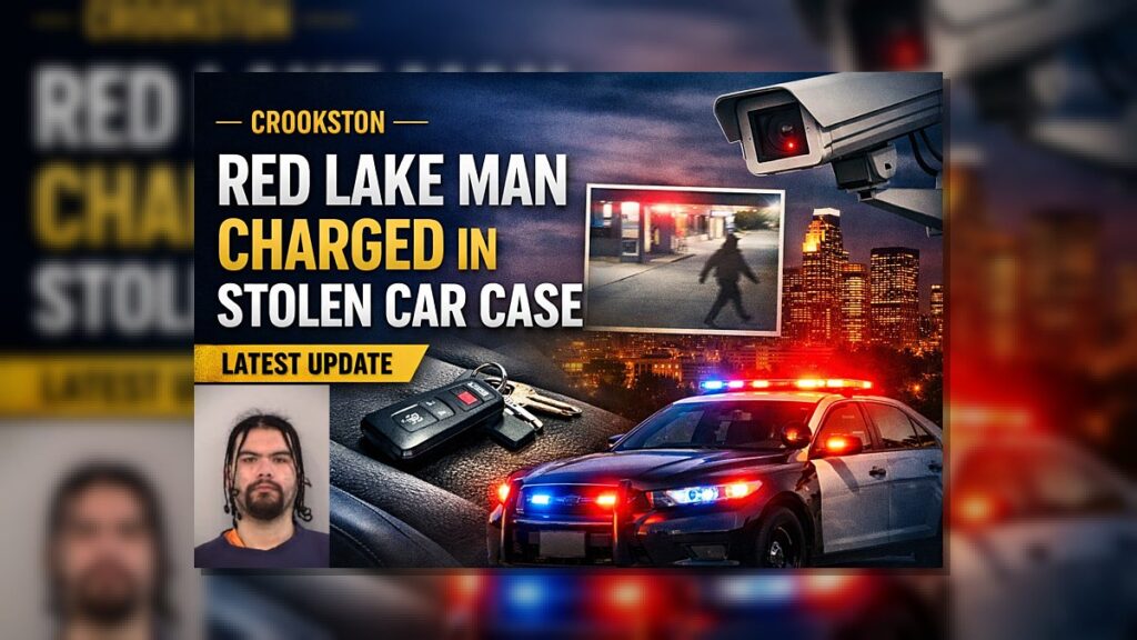 Crookston: Red Lake Man Charged in Stolen Car