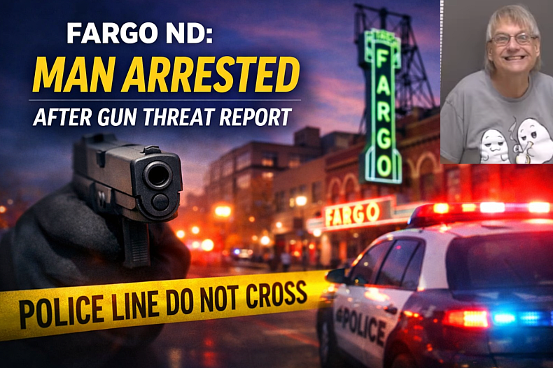 Fargo ND: Man Arrested After Gun Threat Report