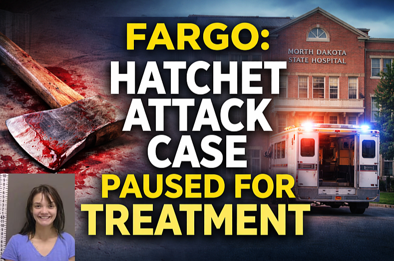 Fargo: Hatchet Attack Case Paused for Treatment