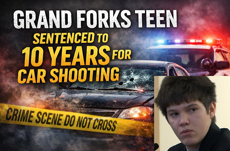 Grand Forks Teen Gets 10 Years for Car Shooting