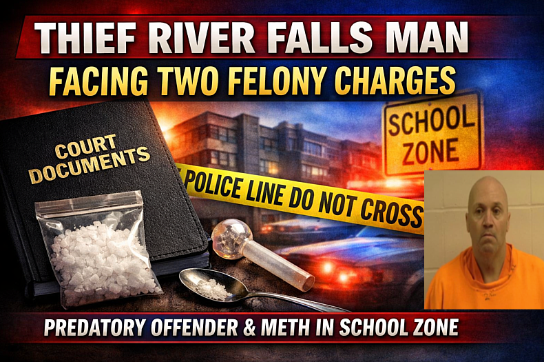 Thief River Falls man faces two felony charges