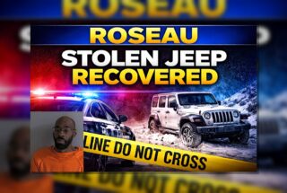 Roseau: Stolen Jeep From Crookston Recovered