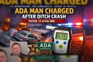 Ada Man Charged After Ditch Crash, Breath Test .11