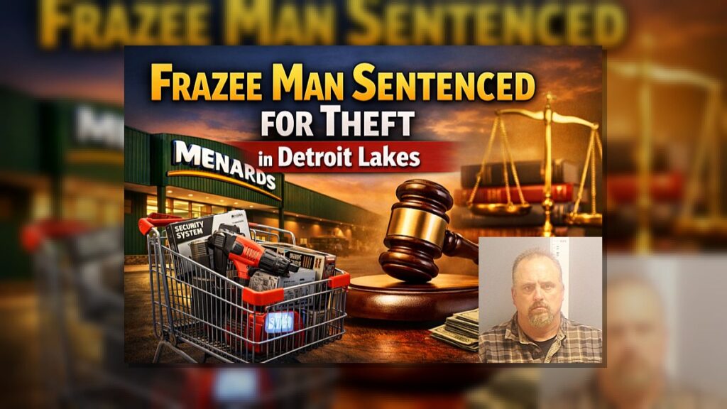 Detroit Lakes: Frazee Man Gets Theft Sentence