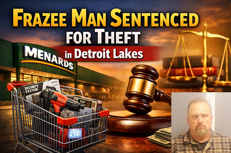 Detroit Lakes: Frazee Man Gets Theft Sentence