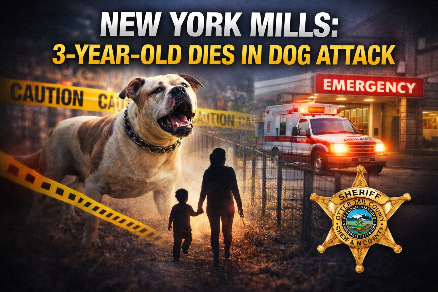 New York Mills: 3-Year-Old Dies in Dog Attack