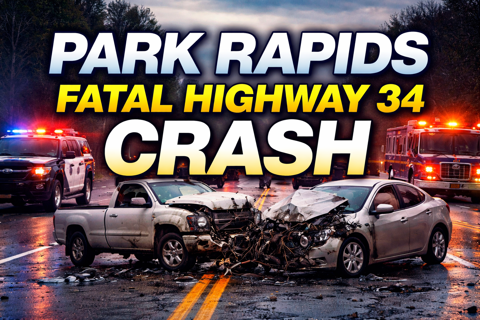 Park Rapids: Fatal Hwy 34 Crash Kills Driver