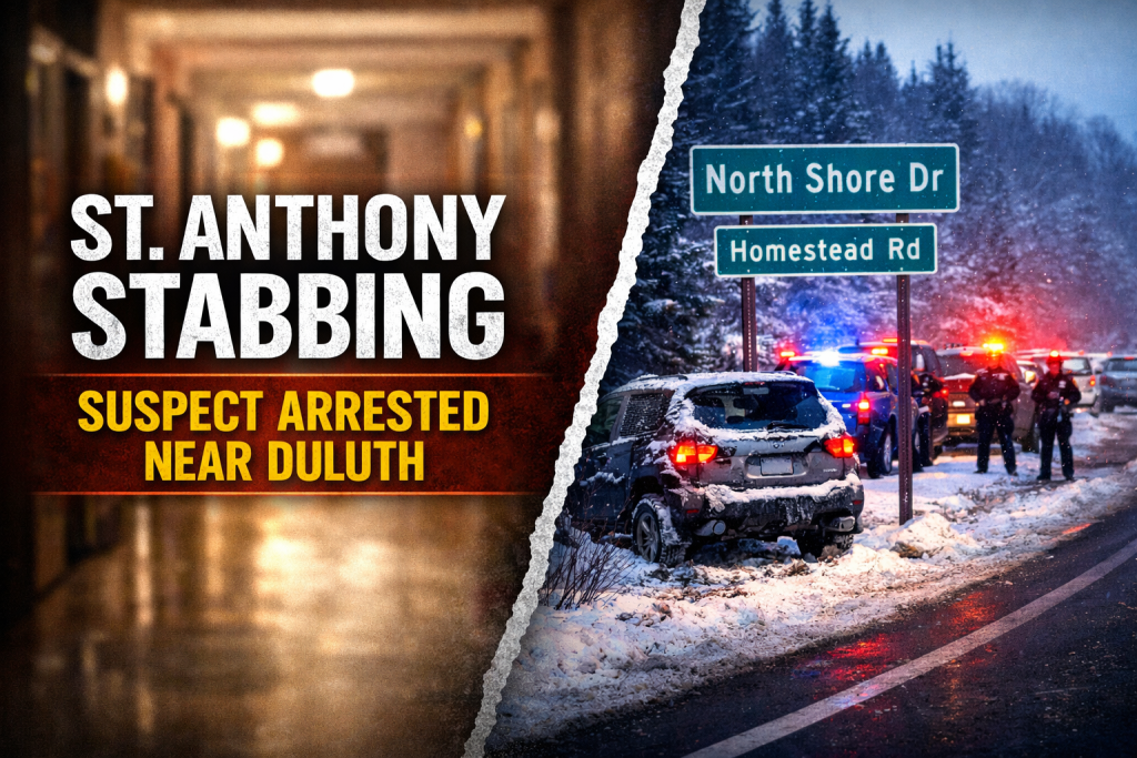 St. Anthony Homicide Suspect Arrested Near Duluth