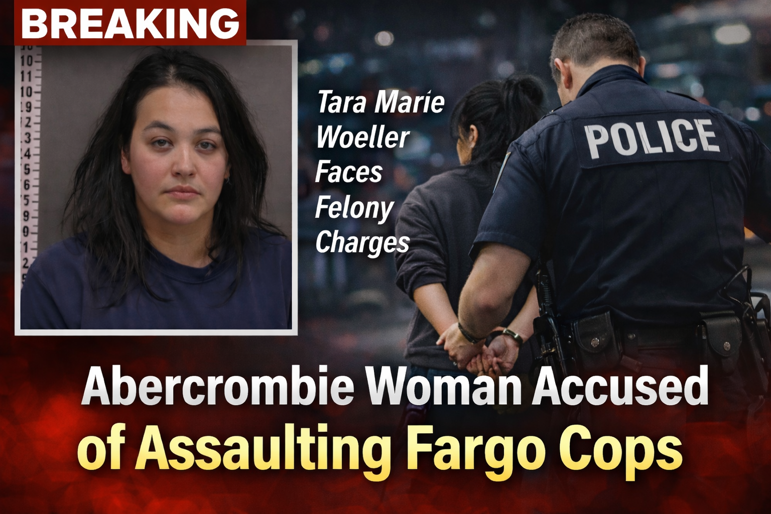 Abercrombie ND Woman Accused of Assaulting Fargo Cops
