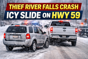 Thief River Falls Crash: Icy Slide on Hwy 59