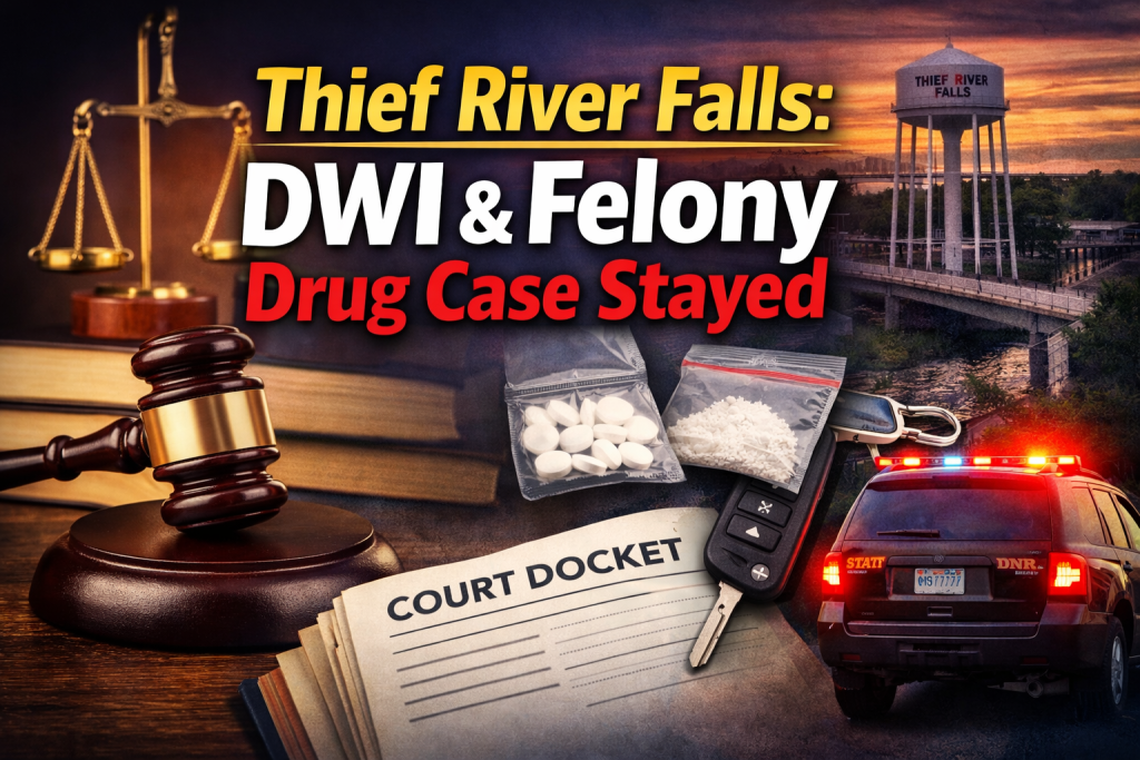Thief River Falls: DWI, Felony Drug Case Stayed