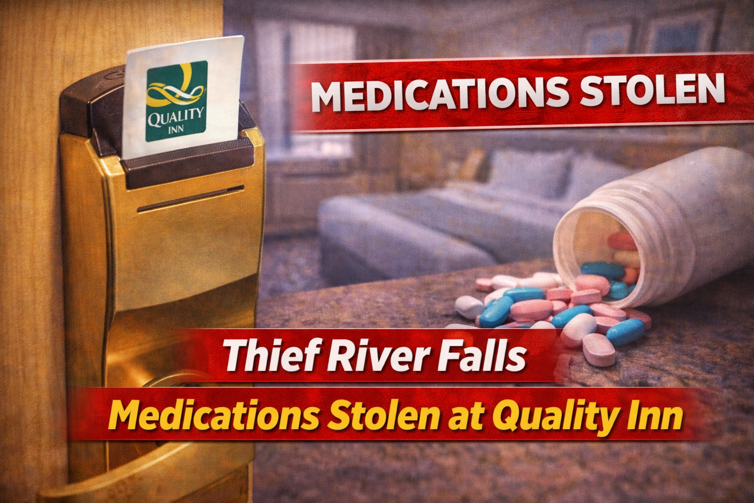Thief River Falls: Medications Stolen at Quality Inn