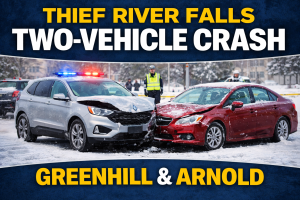 Thief River Falls: Two-Vehicle Crash at Greenhill & Arnold