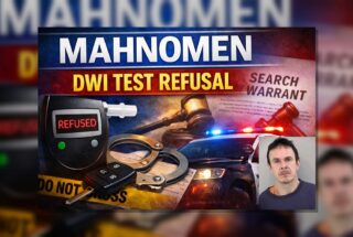 Mahnomen: Man Charged After DWI Test Refusal