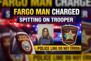 Clay County: Fargo Man Charged After Spitting on Trooper