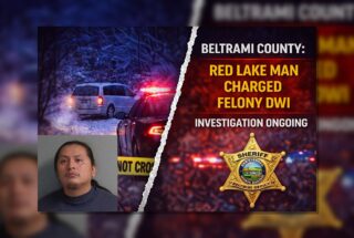 Beltrami County: Red Lake Man Charged Felony DWI