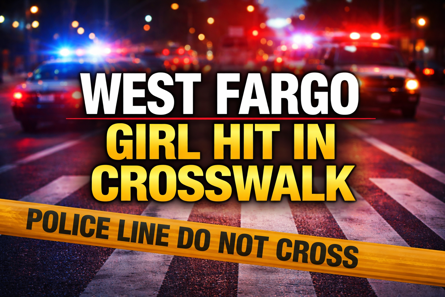 West Fargo Girl Hit in Crosswalk, Taken to Hospital