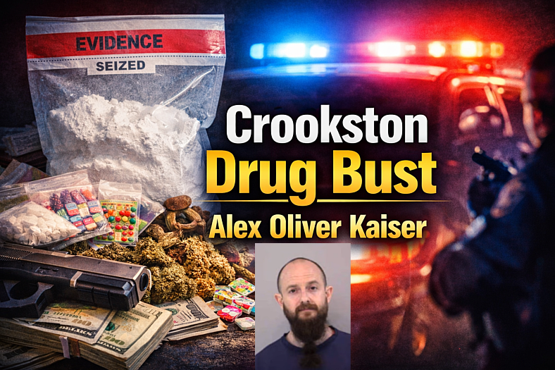 Crookston Man Charged After Large Drug Seizure