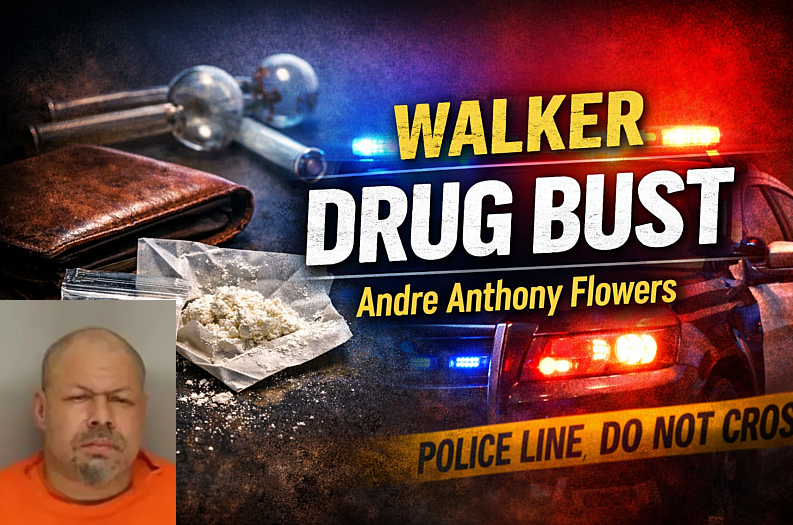 Walker: Passenger Charged After Cocaine, Fentanyl Find