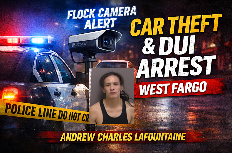 West Fargo: Man Arrested After Car Theft, DUI